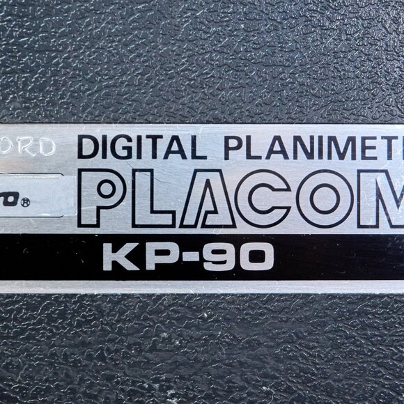Ordro Placom KP-90 Roller-Type Digital Planimeter, CASE & AC Cord, Made in Japan - Picture 2 of 7